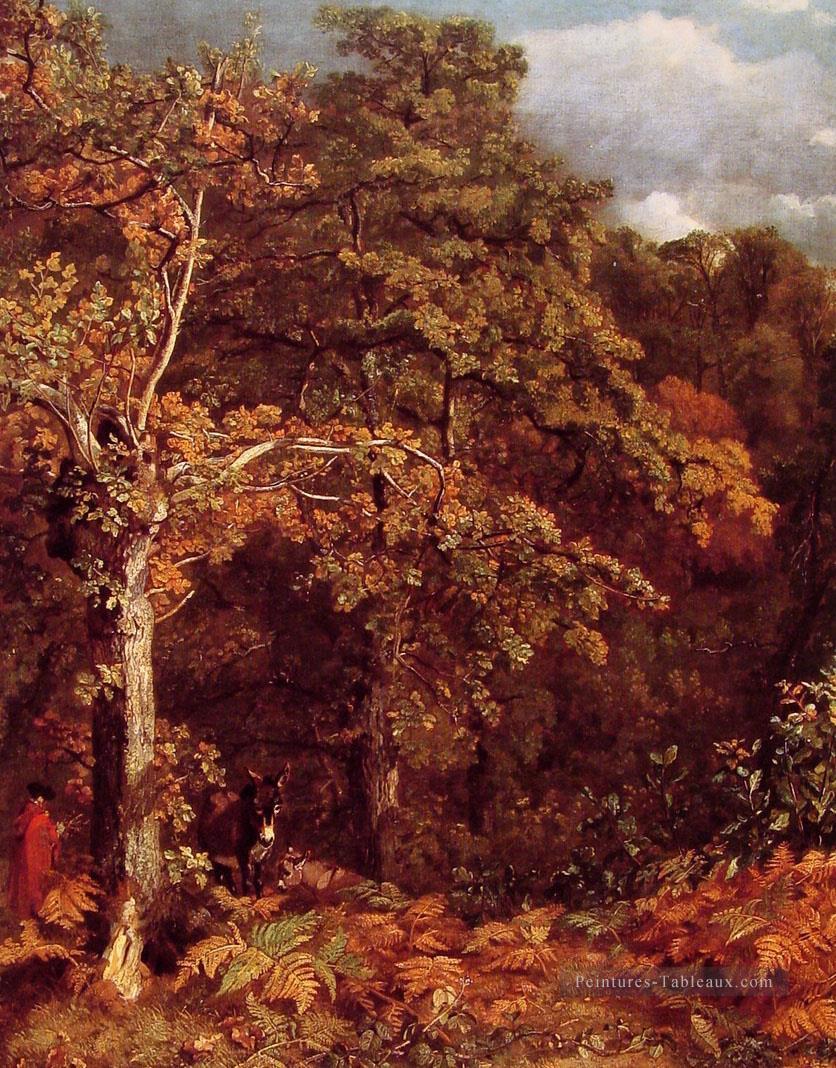 Boisé Paysage romantique John Constable Peintures à l'huile